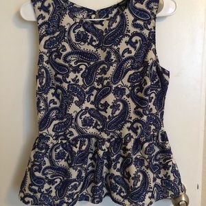 [2 for 10] Paisley Blouse with Button Down Back